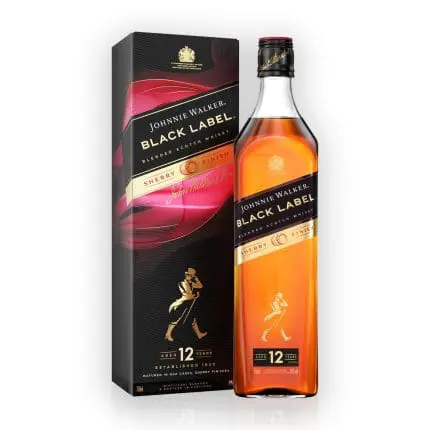 JOHNNIE WALKER 75CL BLACK LABEL SHERRY EDITION