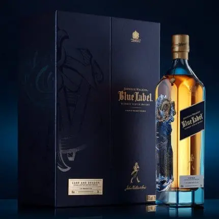 JOHNNIE WALKER BLUE LABEL 75CL  DRAGON ROUGE CHINA