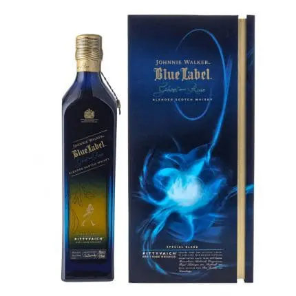 JOHNNIE WALKER BLUE LABEL 75CL 'GHOST AND RARE' PITTY VAICH