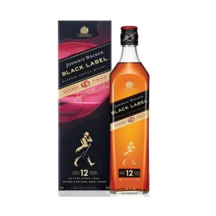 JOHNNIE WALKER 75CL BLACK LABEL SHERRY TAIWAN EDITION