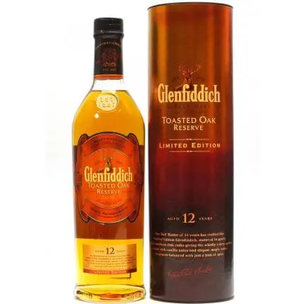 GLENFIDDICH 70CL 12 YEAR OLD TOASTED OAK RESERVE