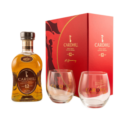 Cardhu 12 Years 70cl with 2 glasses