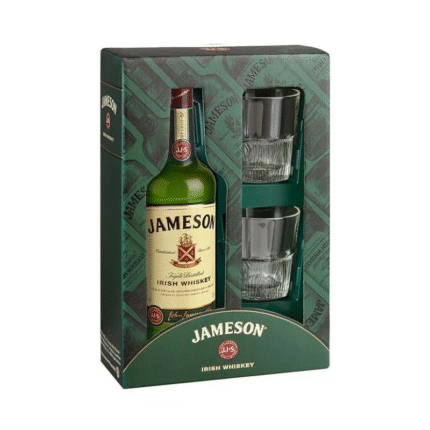 Jameson Irish Whisky 70cl with 2 glasses
