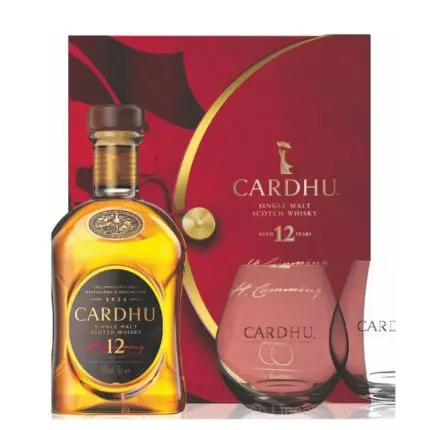 CARDHU 12 YEARS 70CL WITH 2 GLASSES