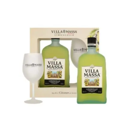 VILLA MASSA 75CL LIMONCELLO GIFT PACK